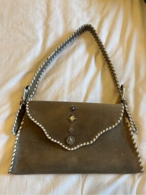 Western leather purse